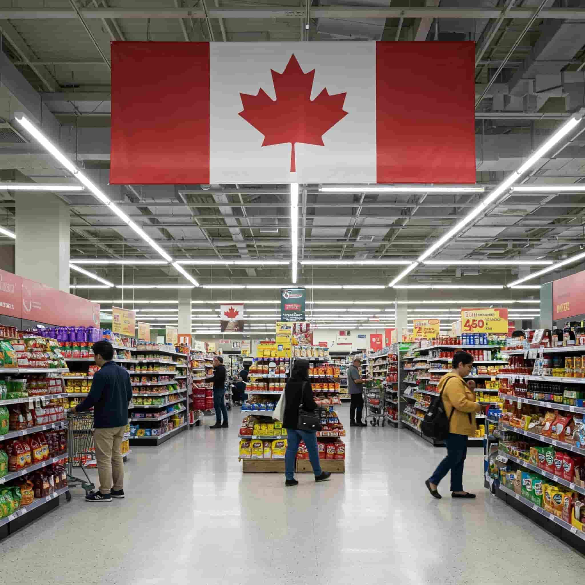 کاهش خرده‌فروشی کانادا در اکتبر!